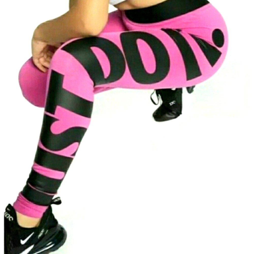 Nike Leggings Just Do it Leg Logo Size Medium